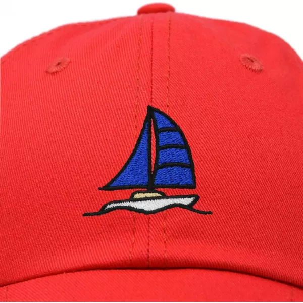DALIX Sailboat Hat Embroidered Cotton Baseball Dad Cap Men