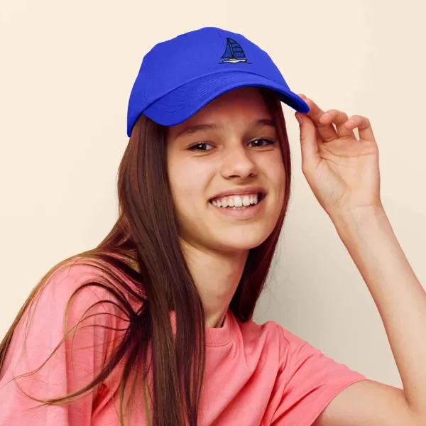 DALIX Sailboat Hat Embroidered Cotton Baseball Dad Cap Men