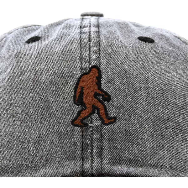 DALIX Sasquatch Embroidered Cap Cotton Baseball Summer Cool Dad Hat Mens