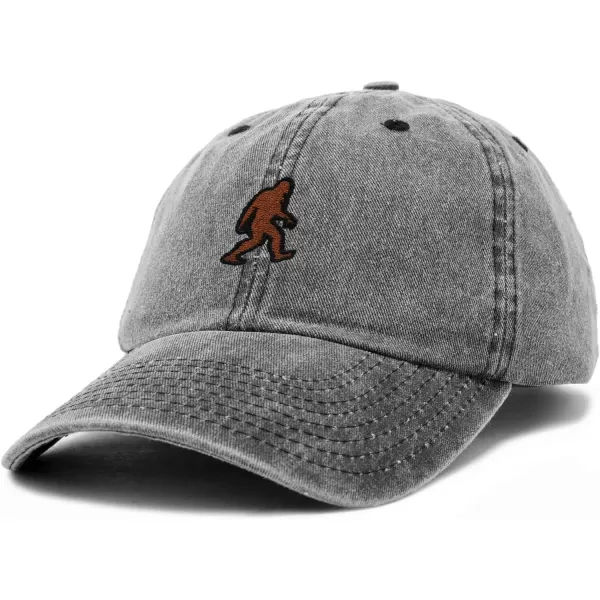 DALIX Sasquatch Embroidered Cap Cotton Baseball Summer Cool Dad Hat Mens