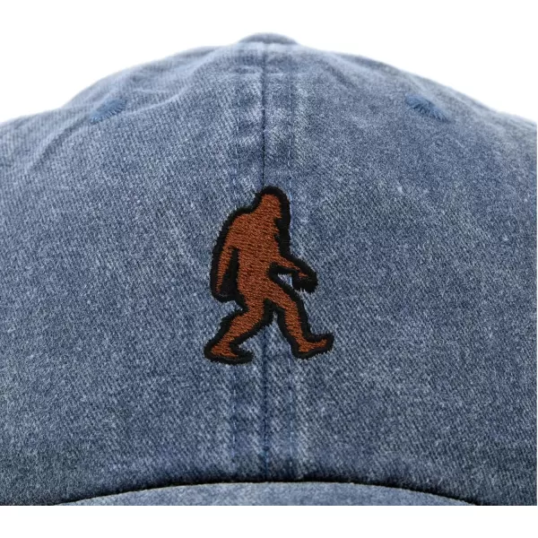 DALIX Sasquatch Embroidered Cap Cotton Baseball Summer Cool Dad Hat Mens