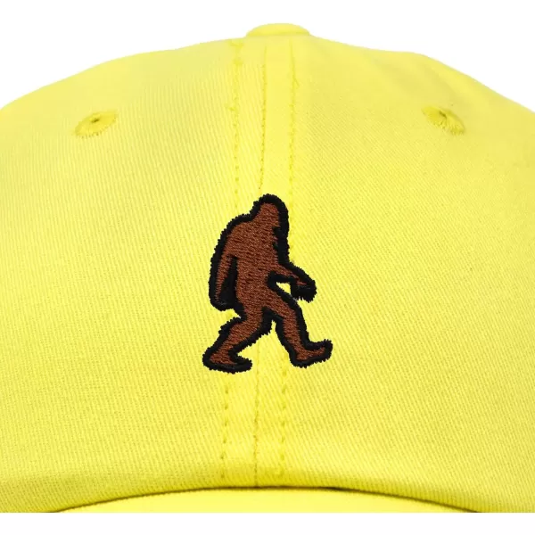 DALIX Sasquatch Embroidered Cap Cotton Baseball Summer Cool Dad Hat Mens