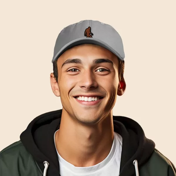 DALIX Sasquatch Embroidered Cap Cotton Baseball Summer Cool Dad Hat Mens