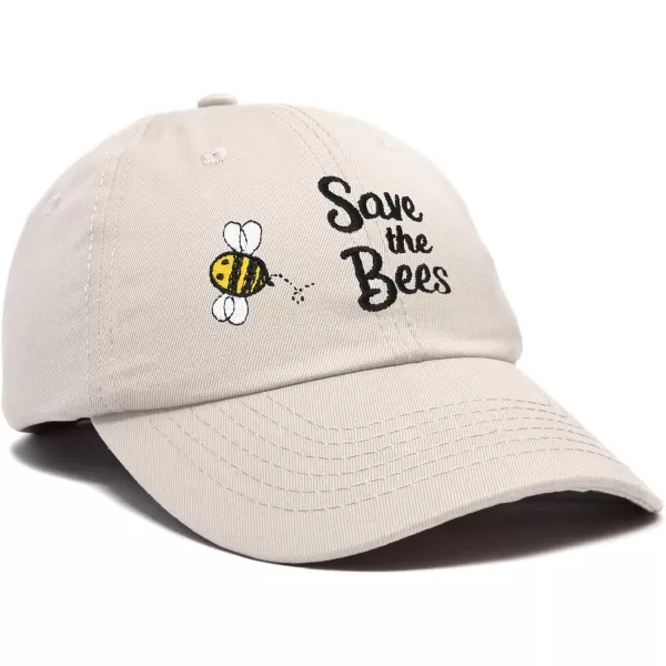 DALIX Save The Bees Baseball Cap Dad Hat Embroidered Women Girls