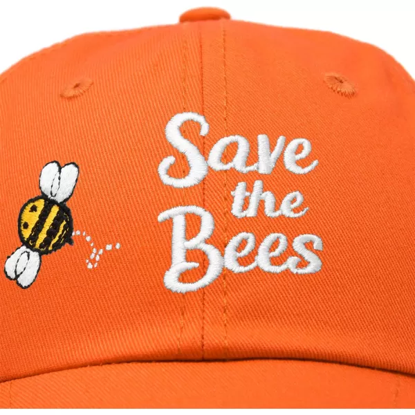 DALIX Save The Bees Baseball Cap Dad Hat Embroidered Women Girls