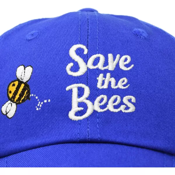 DALIX Save The Bees Baseball Cap Dad Hat Embroidered Women Girls