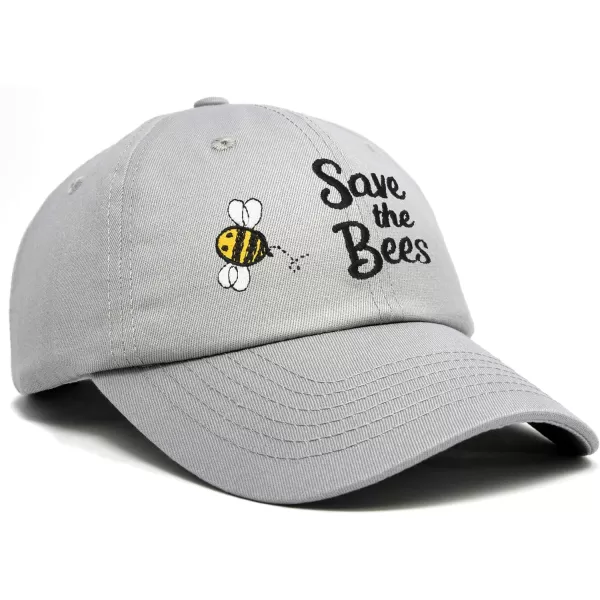 DALIX Save The Bees Baseball Cap Dad Hat Embroidered Women Girls