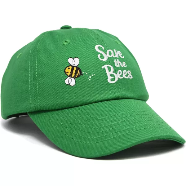 DALIX Save The Bees Baseball Cap Dad Hat Embroidered Women Girls