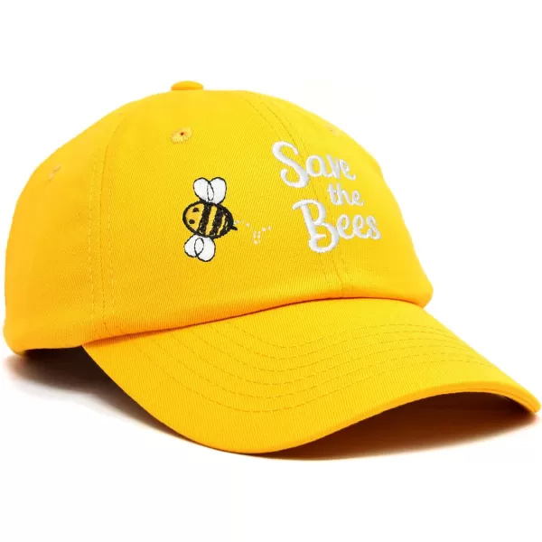 DALIX Save The Bees Baseball Cap Dad Hat Embroidered Women Girls