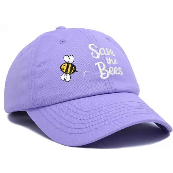 DALIX Save The Bees Baseball Cap Dad Hat Embroidered Women Girls