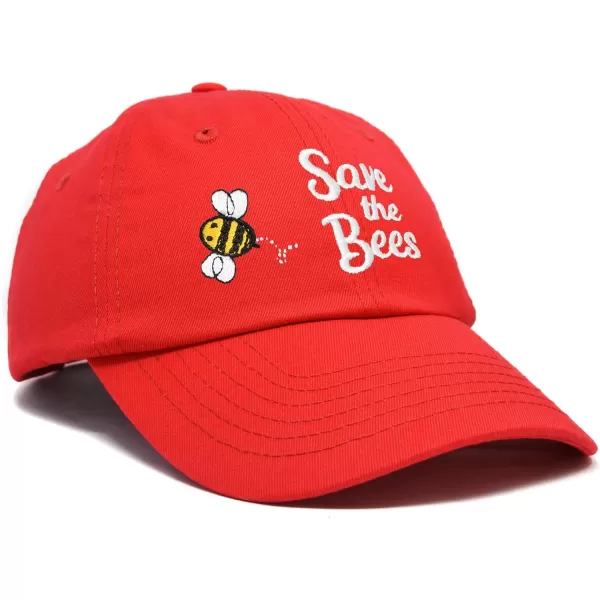DALIX Save The Bees Baseball Cap Dad Hat Embroidered Women Girls