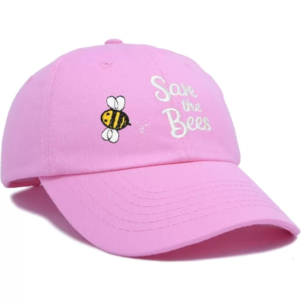 DALIX Save The Bees Baseball Cap Dad Hat Embroidered Women Girls