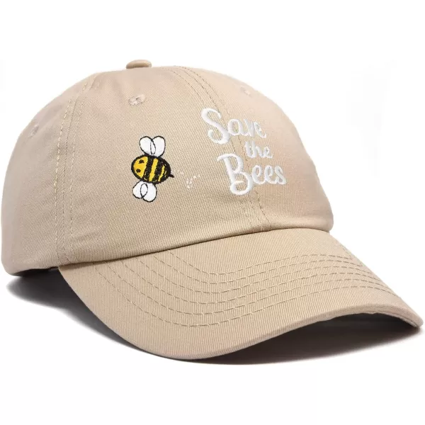 DALIX Save The Bees Baseball Cap Dad Hat Embroidered Women Girls