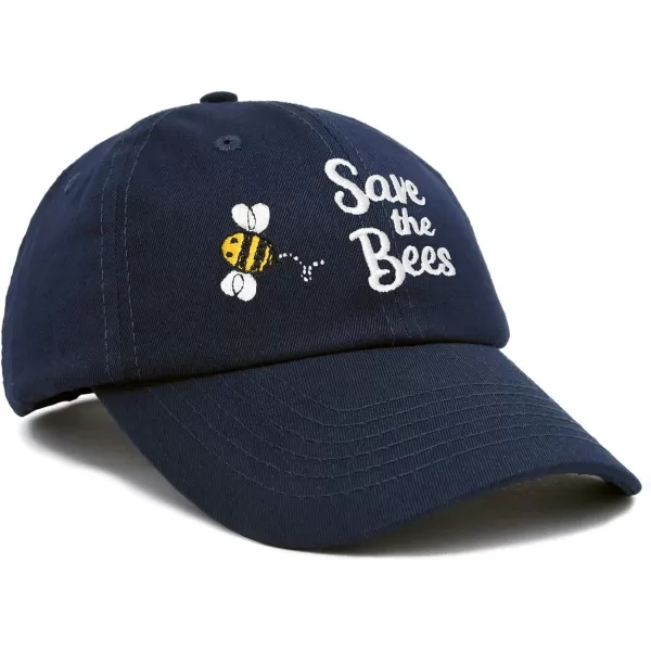 DALIX Save The Bees Baseball Cap Dad Hat Embroidered Women Girls