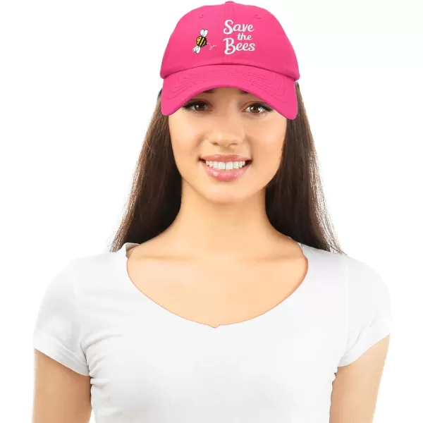 DALIX Save The Bees Baseball Cap Dad Hat Embroidered Women Girls