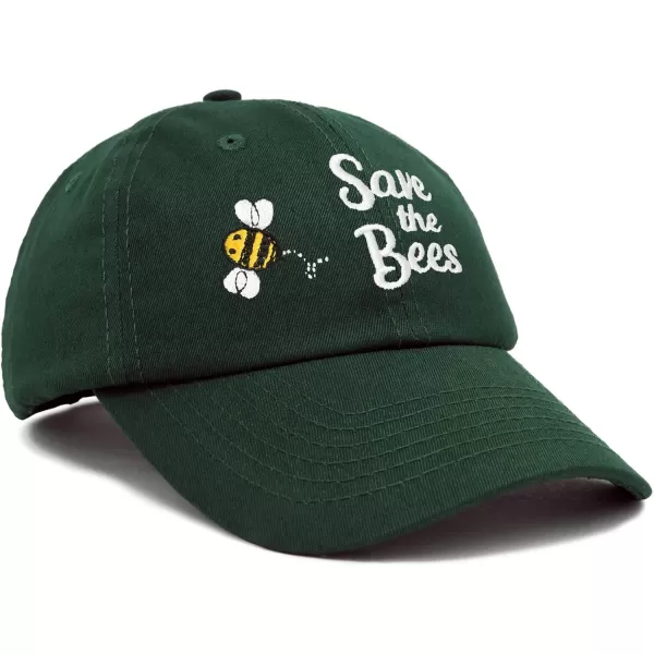 DALIX Save The Bees Baseball Cap Dad Hat Embroidered Women Girls
