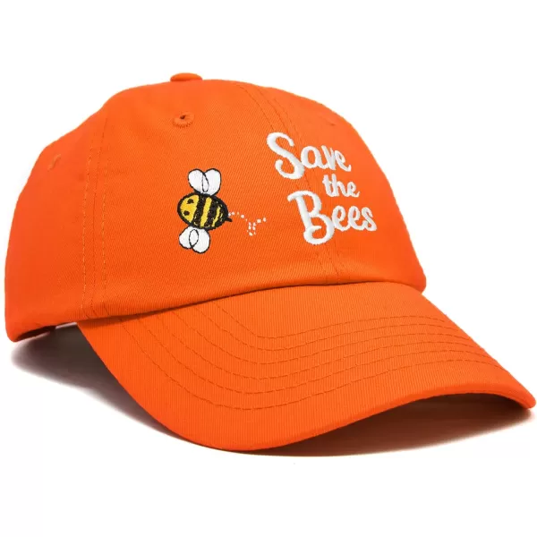 DALIX Save The Bees Baseball Cap Dad Hat Embroidered Women Girls