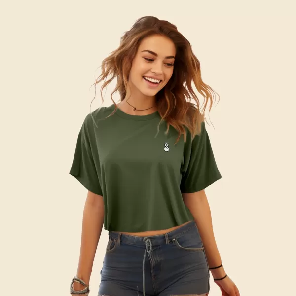 DALIX Snap Heart Embroidered Cotton Relaxed Fit Flowy Short Sleeve Crewneck Tee Shirt Womens