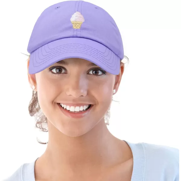 DALIX Soft Serve Ice Cream Hat Cotton Baseball Cap