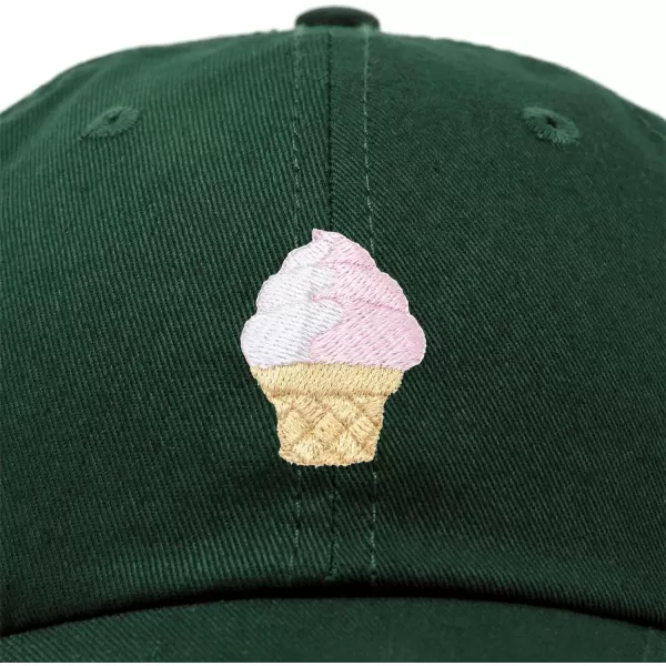 DALIX Soft Serve Ice Cream Hat Cotton Baseball Cap