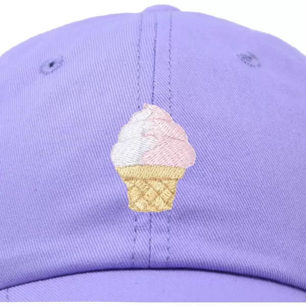 DALIX Soft Serve Ice Cream Hat Cotton Baseball Cap