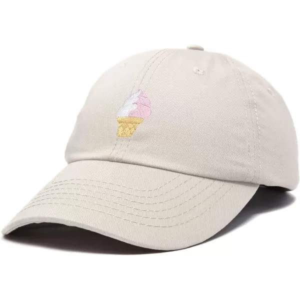 DALIX Soft Serve Ice Cream Hat Cotton Baseball Cap