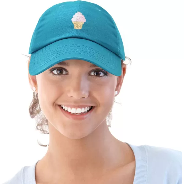 DALIX Soft Serve Ice Cream Hat Cotton Baseball Cap