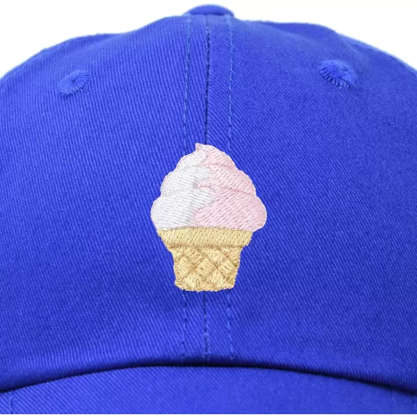 DALIX Soft Serve Ice Cream Hat Cotton Baseball Cap