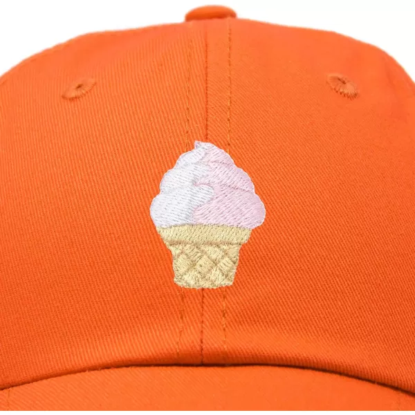 DALIX Soft Serve Ice Cream Hat Cotton Baseball Cap