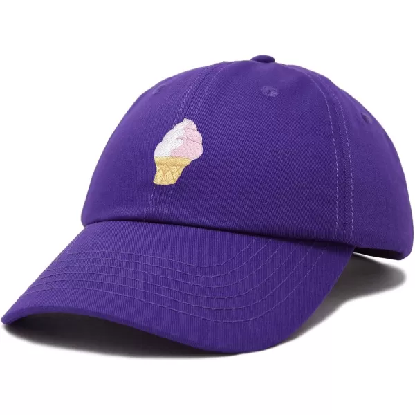 DALIX Soft Serve Ice Cream Hat Cotton Baseball Cap