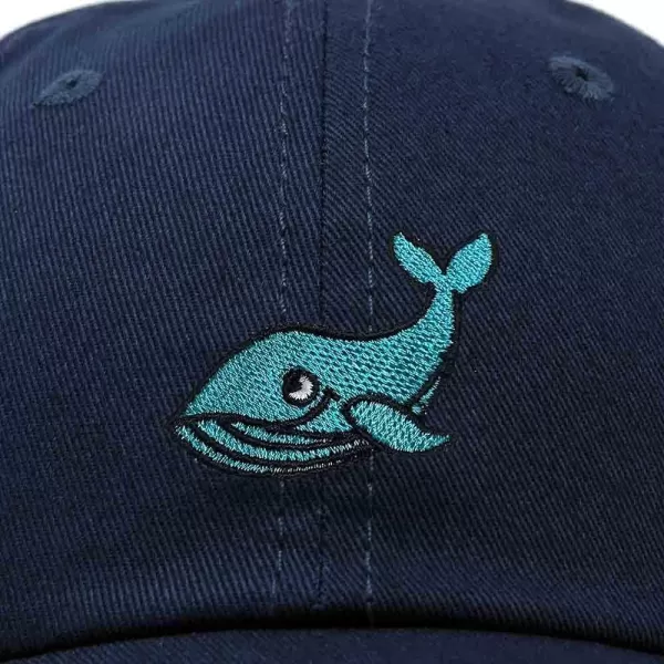 DALIX Whale Embroidered Dad Hat Cotton Baseball Cap Women