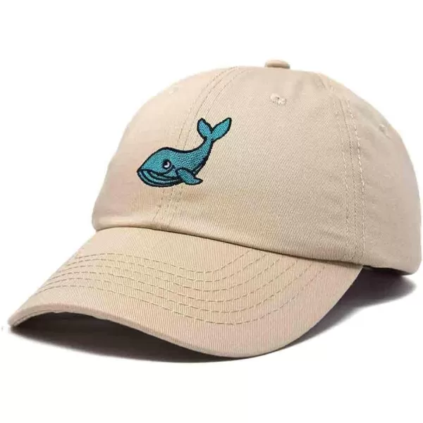 DALIX Whale Embroidered Dad Hat Cotton Baseball Cap Women
