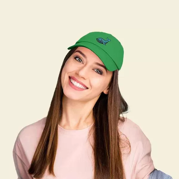 DALIX Whale Embroidered Dad Hat Cotton Baseball Cap Women