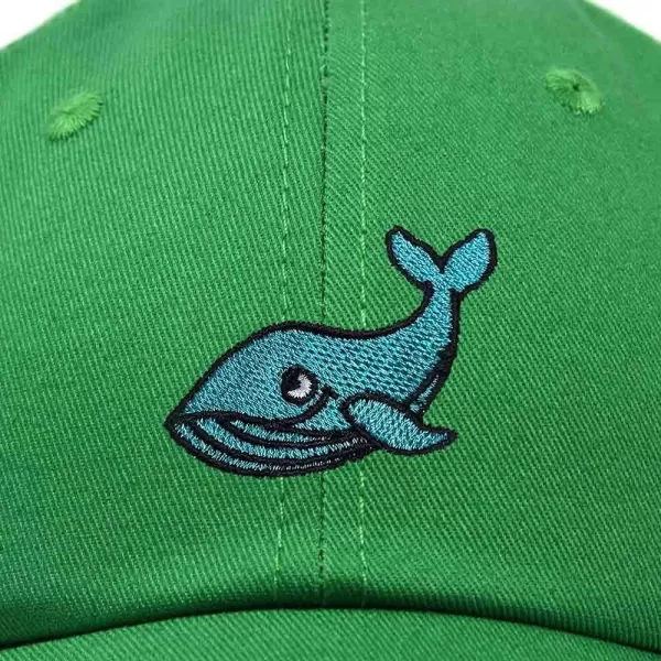 DALIX Whale Embroidered Dad Hat Cotton Baseball Cap Women