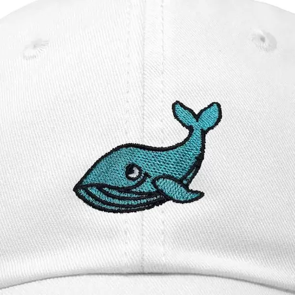 DALIX Whale Embroidered Dad Hat Cotton Baseball Cap Women