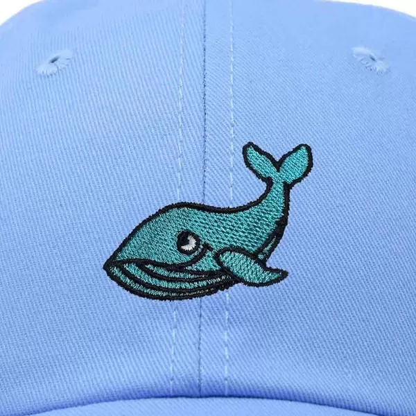 DALIX Whale Embroidered Dad Hat Cotton Baseball Cap Women