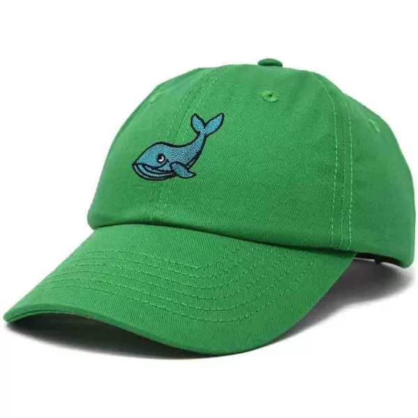 DALIX Whale Embroidered Dad Hat Cotton Baseball Cap Women
