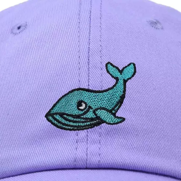 DALIX Whale Embroidered Dad Hat Cotton Baseball Cap Women