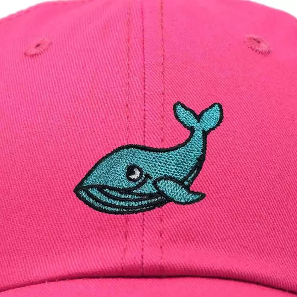 DALIX Whale Embroidered Dad Hat Cotton Baseball Cap Women