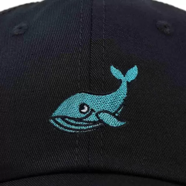 DALIX Whale Embroidered Dad Hat Cotton Baseball Cap Women