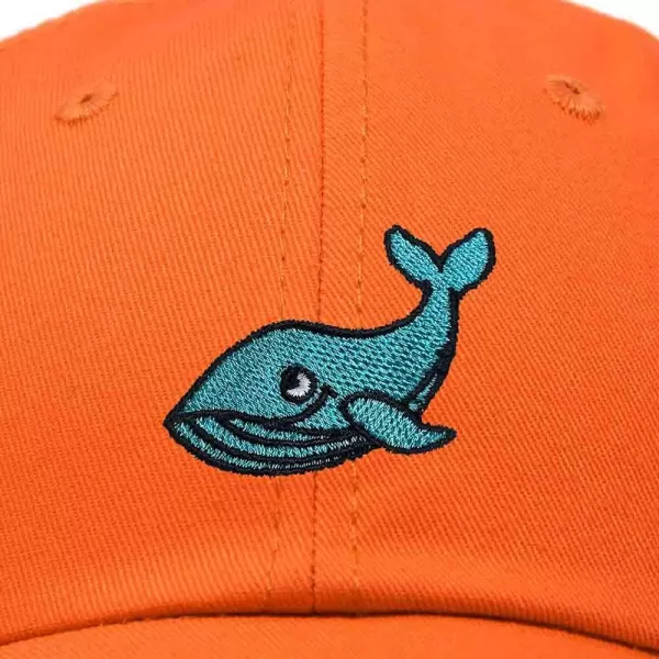 DALIX Whale Embroidered Dad Hat Cotton Baseball Cap Women