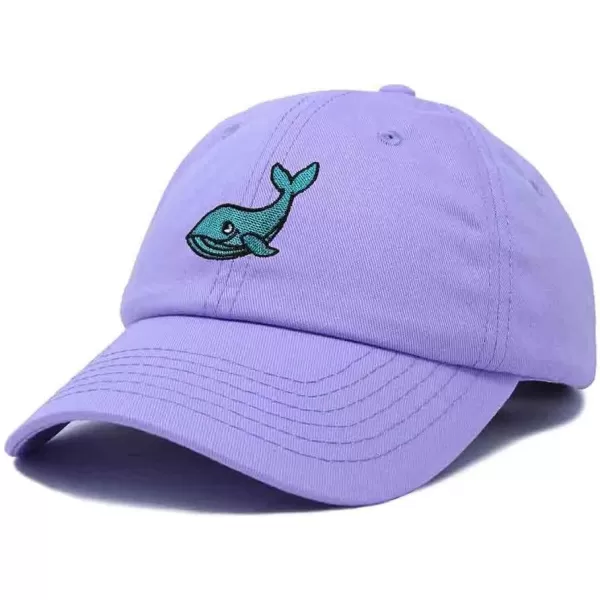 DALIX Whale Embroidered Dad Hat Cotton Baseball Cap Women