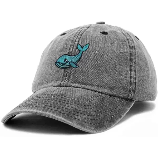 DALIX Whale Embroidered Dad Hat Cotton Baseball Cap Women