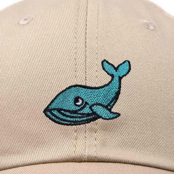 DALIX Whale Embroidered Dad Hat Cotton Baseball Cap Women
