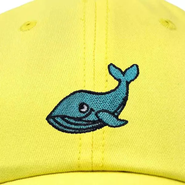 DALIX Whale Embroidered Dad Hat Cotton Baseball Cap Women