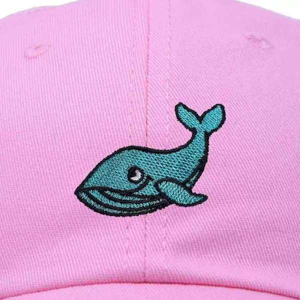 DALIX Whale Embroidered Dad Hat Cotton Baseball Cap Women