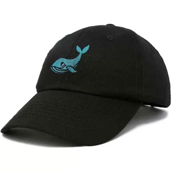 DALIX Whale Embroidered Dad Hat Cotton Baseball Cap Women