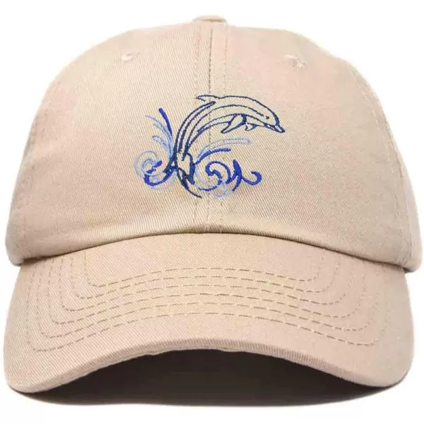 DALIX Bottlenose Dolphin Embroidered Dad Cap Cotton Baseball Cap Women