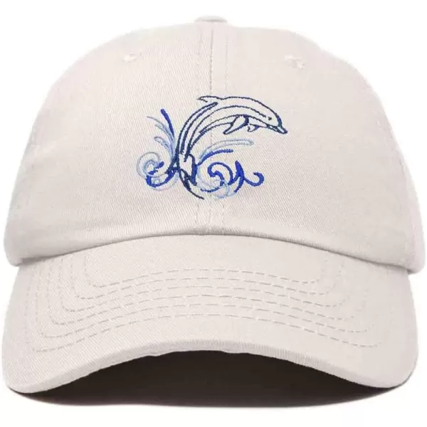 DALIX Bottlenose Dolphin Embroidered Dad Cap Cotton Baseball Cap Women