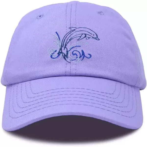 DALIX Bottlenose Dolphin Embroidered Dad Cap Cotton Baseball Cap Women